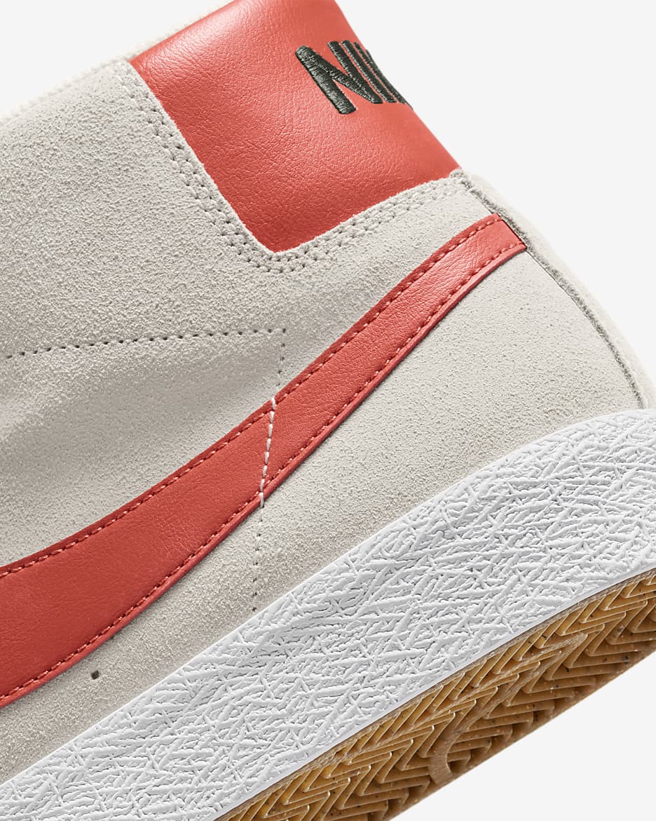 Nike blazer blanche et rouge hotsell